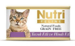 Nutri Feline Tahılsız Tavuk Etli Hindili 85 gr Kedi Maması kullananlar yorumlar